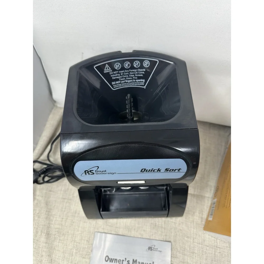 Royal Sovereign QS-1AC‎ Coin Sorter Counter Machine tested and works perfectly